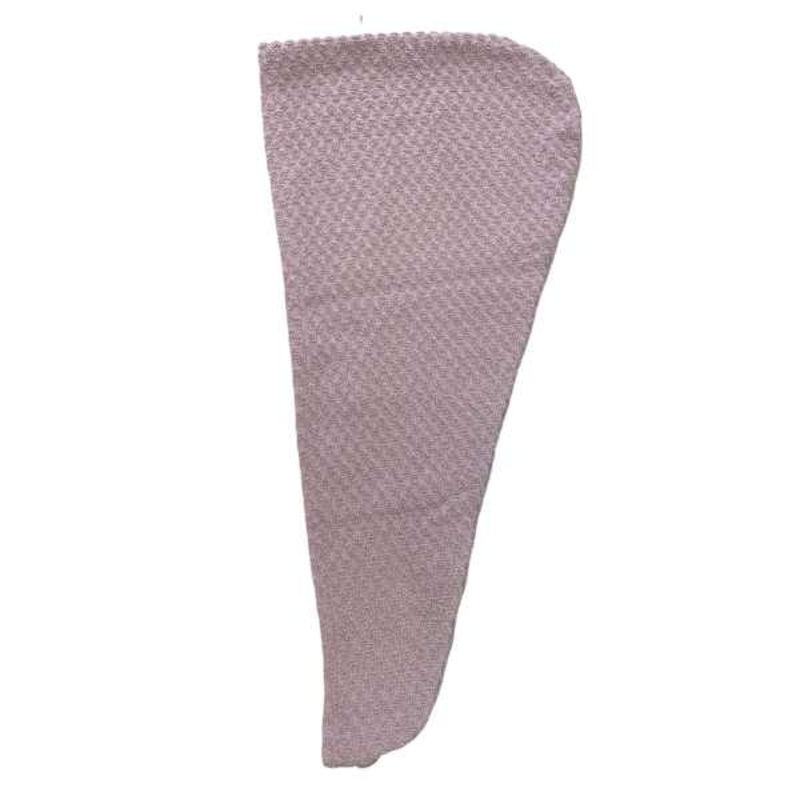 2-Pack Textured Terry Lavender Hair Wraps