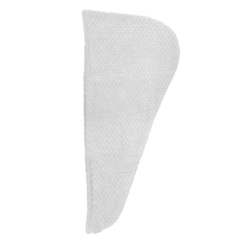 2-Pack Textured Terry White Hair Wraps