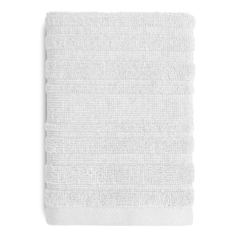 White Organic Cotton Washcloth, 13″