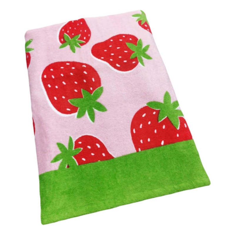Strawberry Beach Towel,  34×64