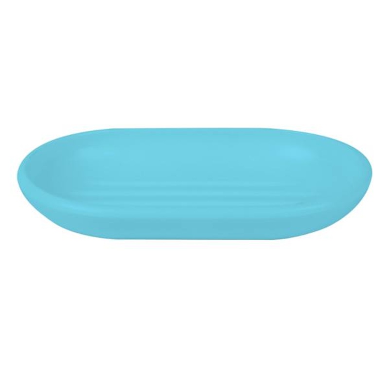 Tiny Dreamers Light Blue Plastic Soap Dish, 5.3″