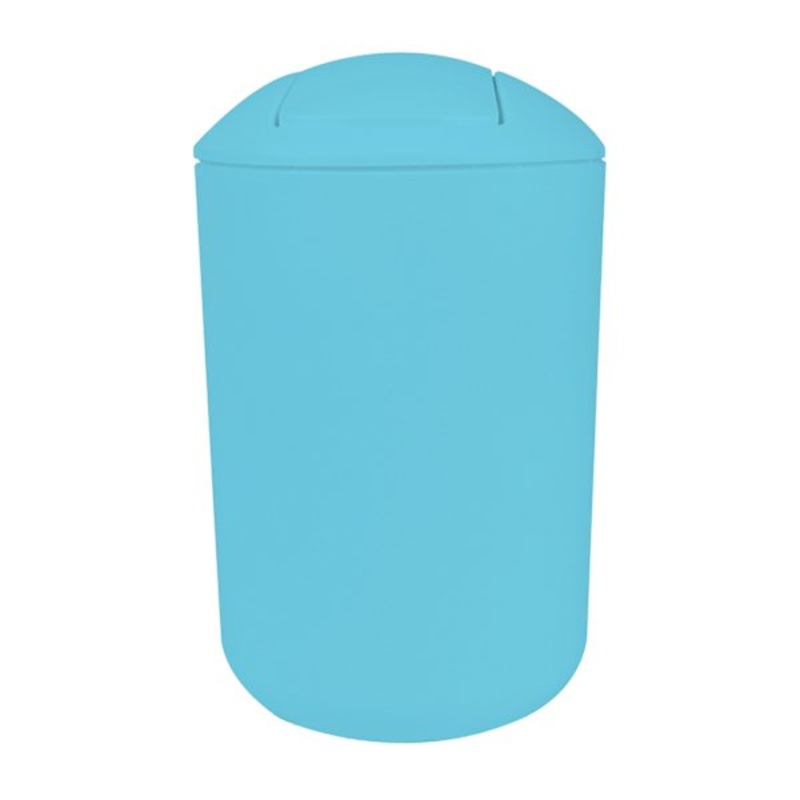 Tiny Dreamers Light Blue Plastic Trash Can, 6l