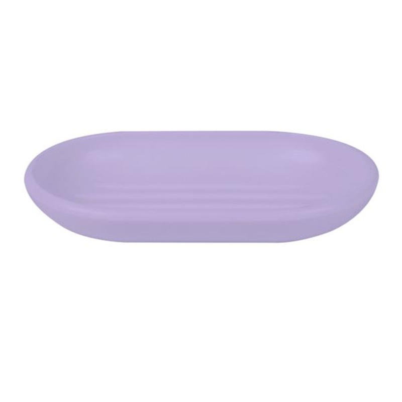 Tiny Dreamers Purple Plastic Soap Dish, 5.3″