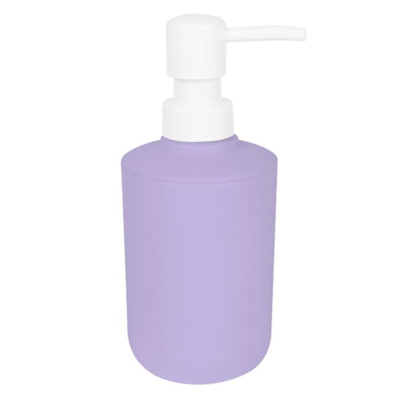 Tiny Dreamers Purple Plastic Soap Dispenser, 6.7″