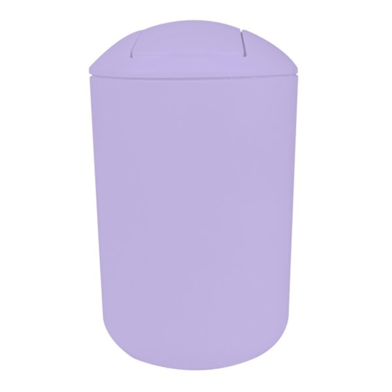 Tiny Dreamers Purple Plastic Trash Can, 6l