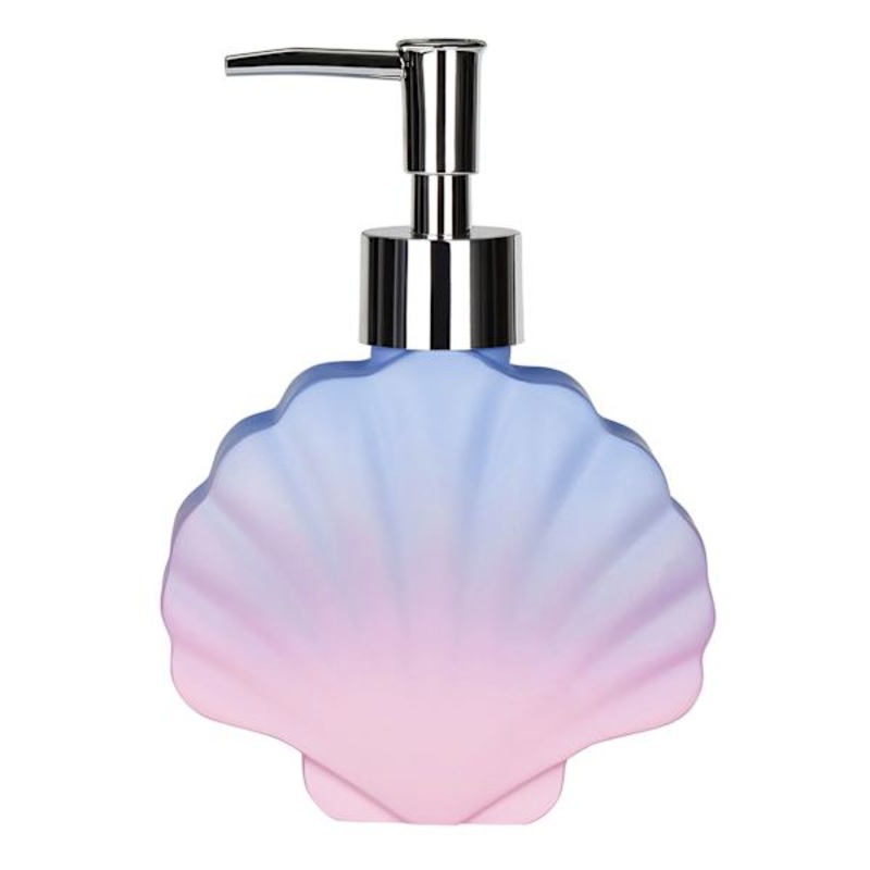 Tiny Dreamers Purple Shell Bath Pump, 7″