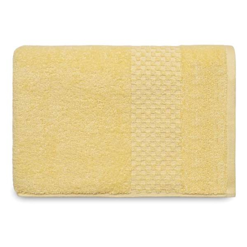 Tiny Dreamers Yellow Cotton Bath Towel, 30×54
