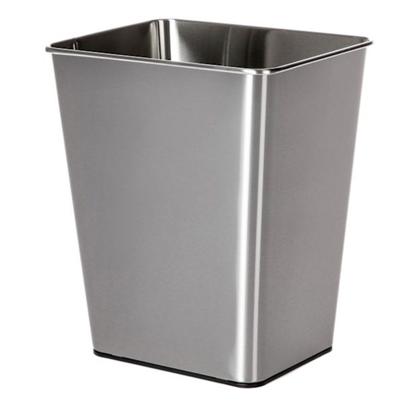 Stainless Steel Wastebasket, 11.7l