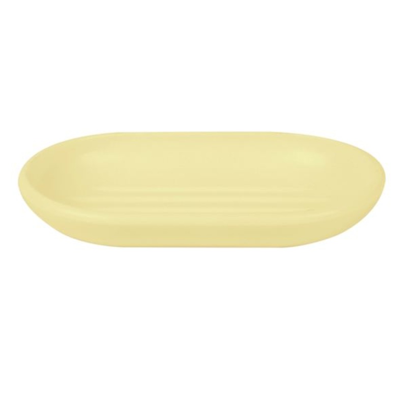 Tiny Dreamers Yellow Plastic Soap Dish, 5.3″