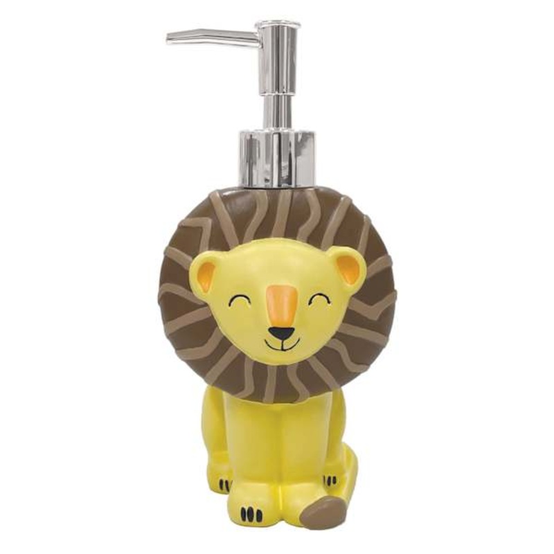 Tiny Dreamers Zeke Lion Yellow Lotion Pump, 8″