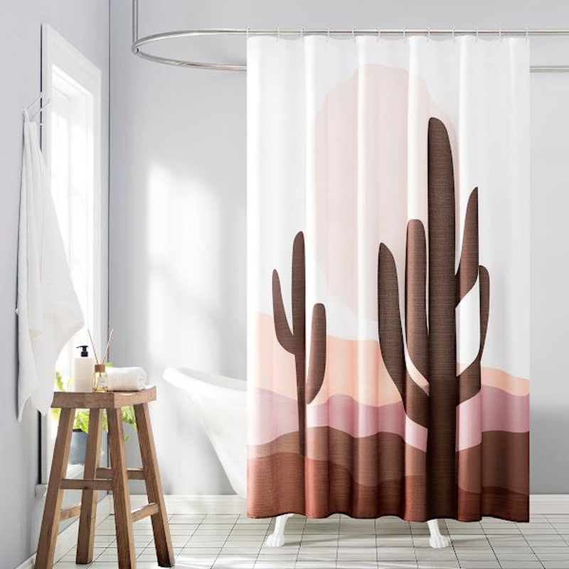13-Piece Arizona Sunset Shower Curtain Set, 70×72
