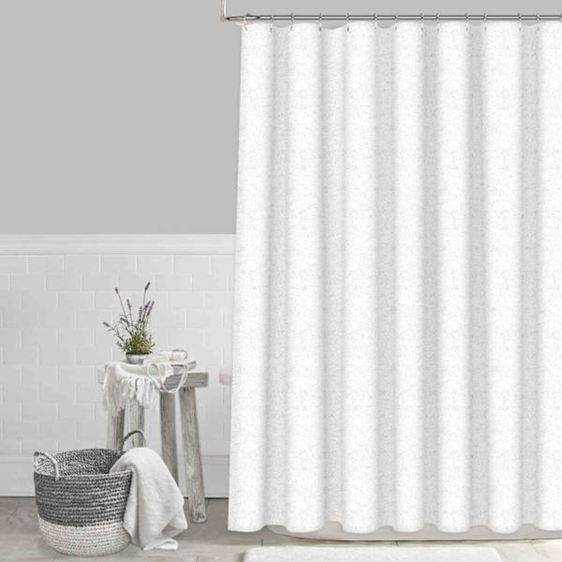 White Pixie Dust Shower Curtain, 72″