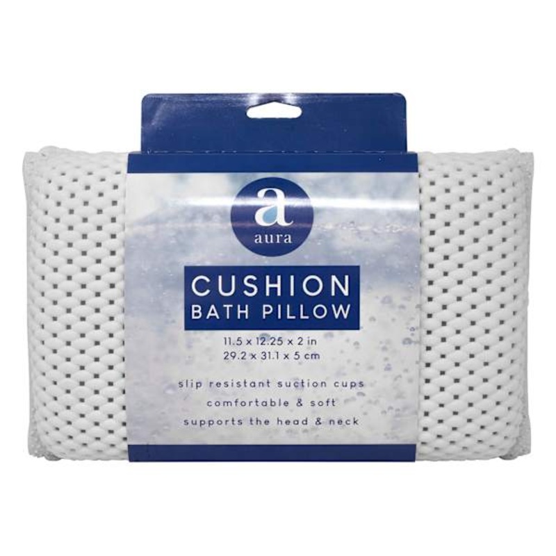 White Spa Bath Pillow, 8×12