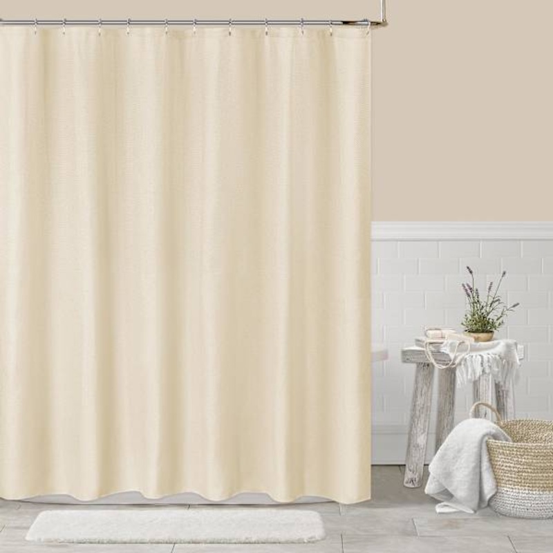 Yellow Cassie Shower Curtain, 72″