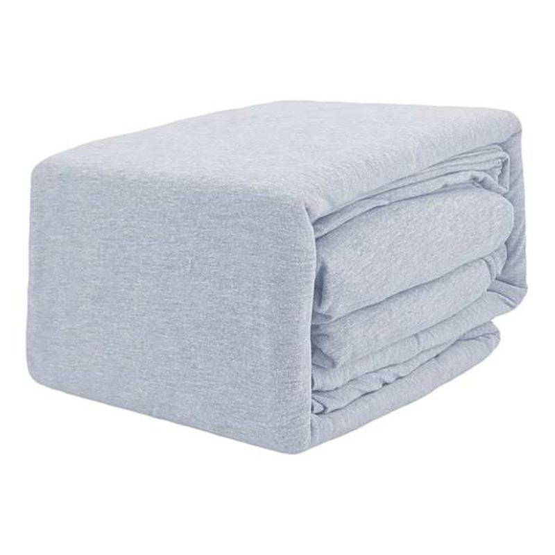 3-Piece Dark Grey Jersey Sheet Set, Twin