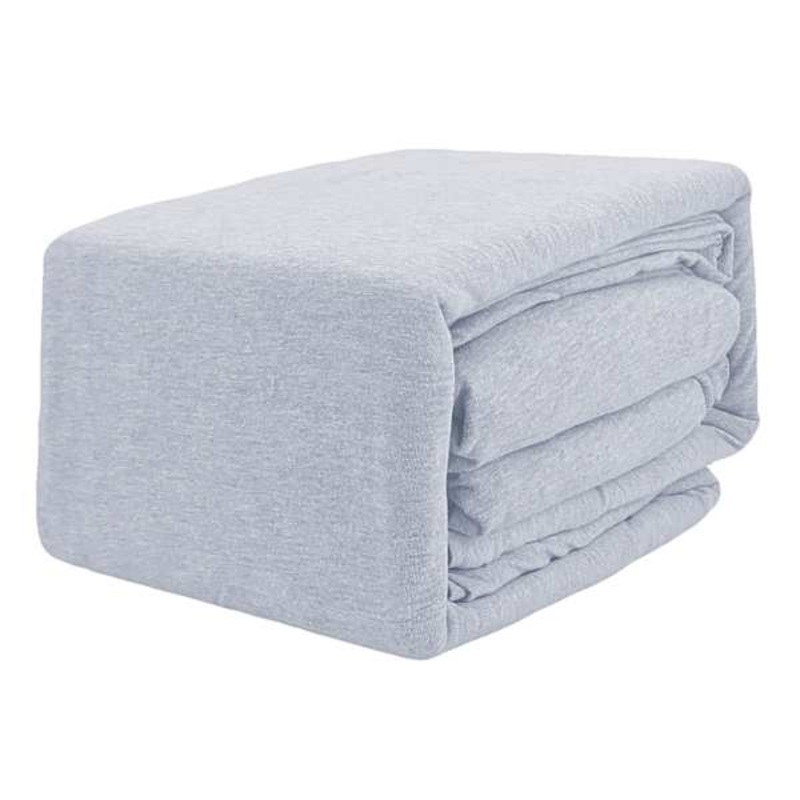 3-Piece Dark Grey Jersey Sheet Set, Twin XL