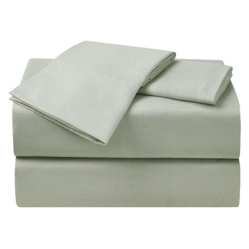 3-Piece Sage Cooling Microfiber Sheet Set, Twin/Twin XL