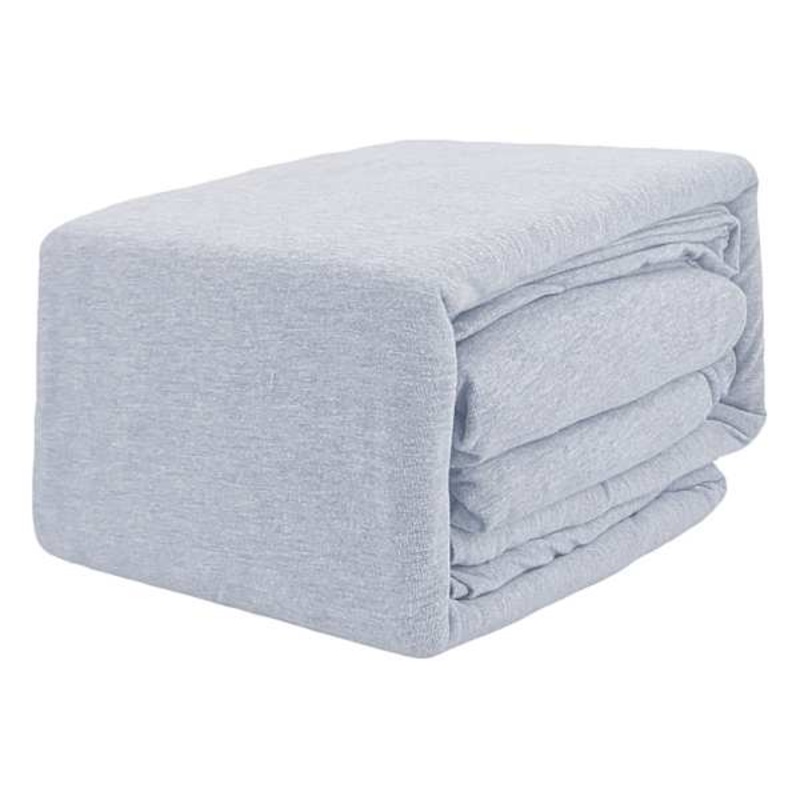 4-Piece Dark Grey Jersey Sheet Set, King