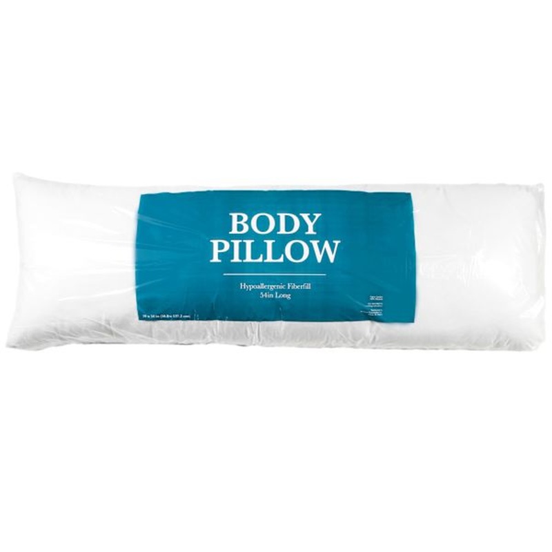 White Body Pillow, 19×54