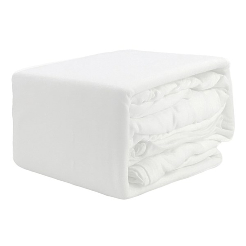 4-Piece White Jersey Sheet Set, King
