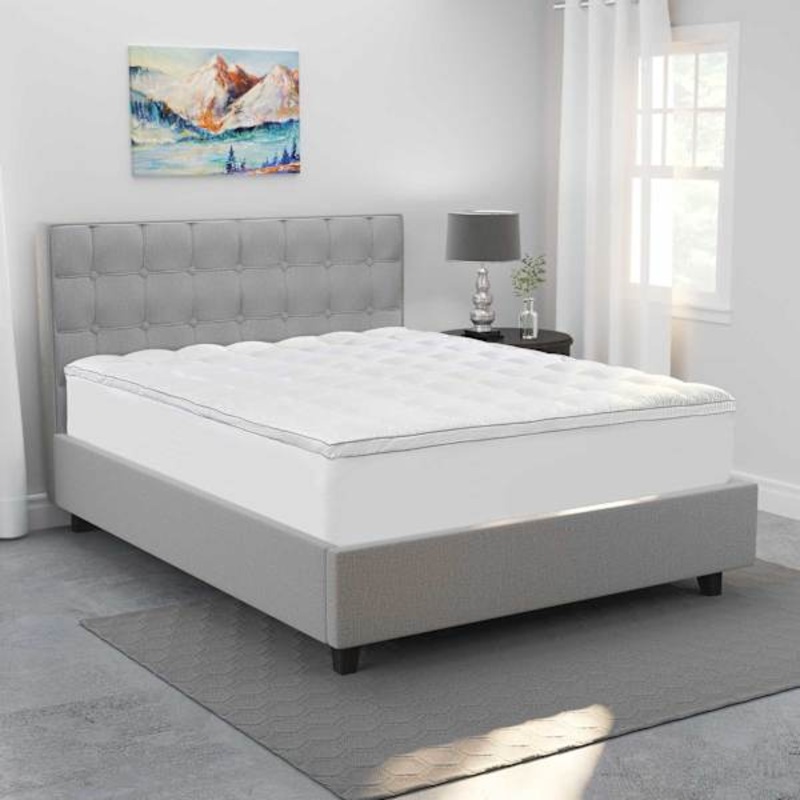 Quilted Mattress Topper, King