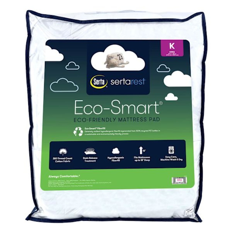 Serta Eco Mattress Pad, King