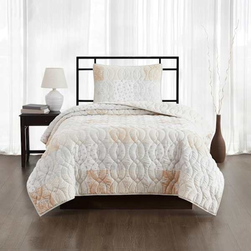 2-Piece Evelyn Multicolor Quilt Set, Twin/Twin XL