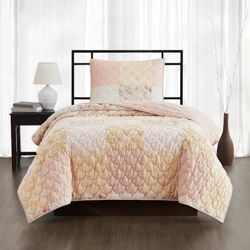 2-Piece Renee Multicolor Quilt Set, Twin/Twin XL