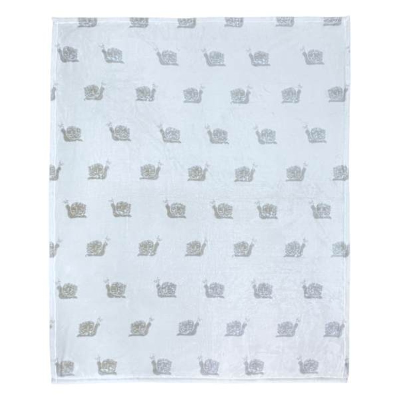 Snail Print Micro Plush Throw Blanket, 50×60