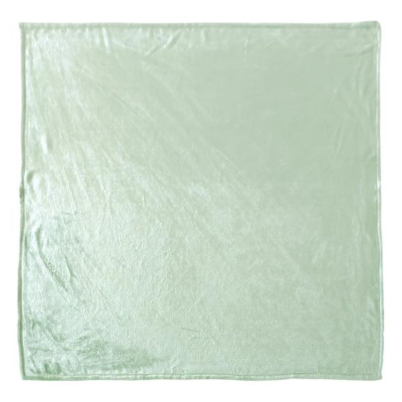 Solid Green Micro Plush Throw Blanket, 50×60