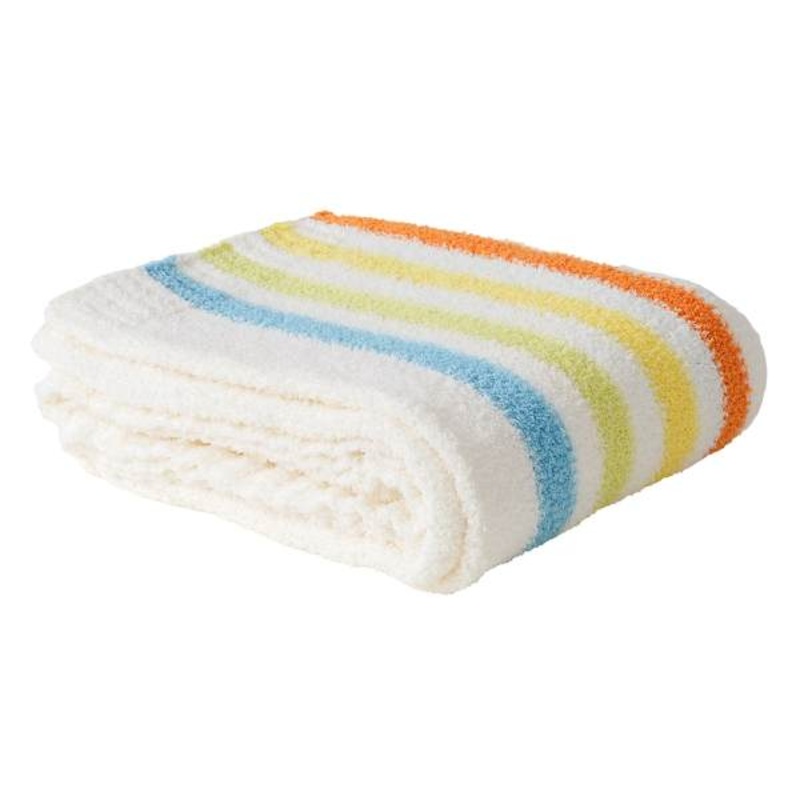 Tiny Dreamers Multicolor Striped Cozy Knit Throw Blanket, 50×60
