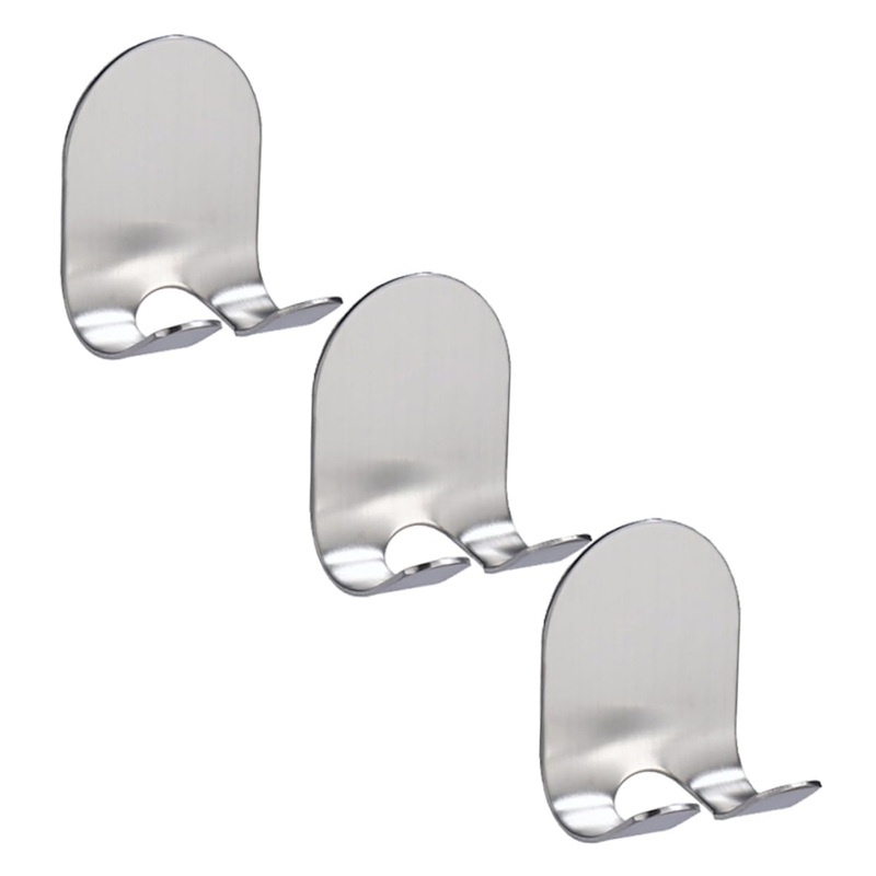 Cabilock 3st shaver holder shaver hook plug-robe razor holder tool razor hook hooks made of stainless steel razor rack wall hooks man sticker hook stainless steel 304 no track