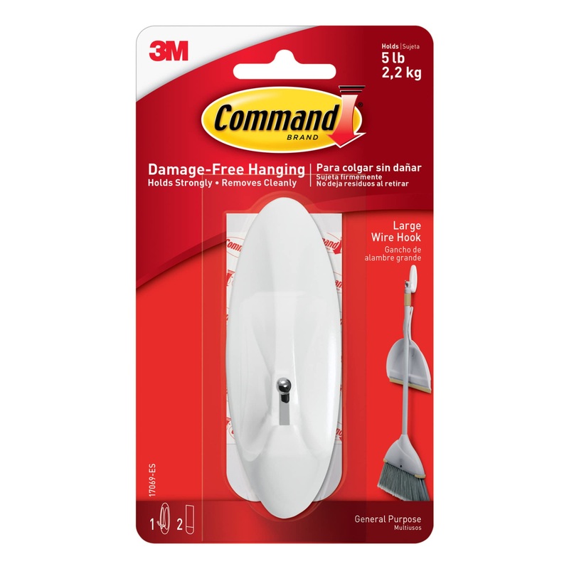 Command Strips 17069 Large Command Wire Hook