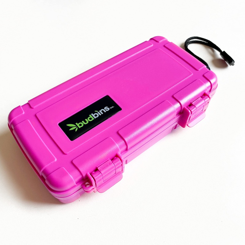 Waterproof Smell Proof Travel Storage Box (Pink) Pink