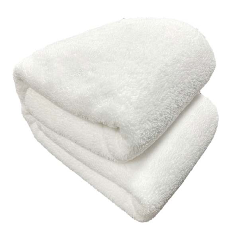 White Sherpa Bed Blanket, Full/Queen