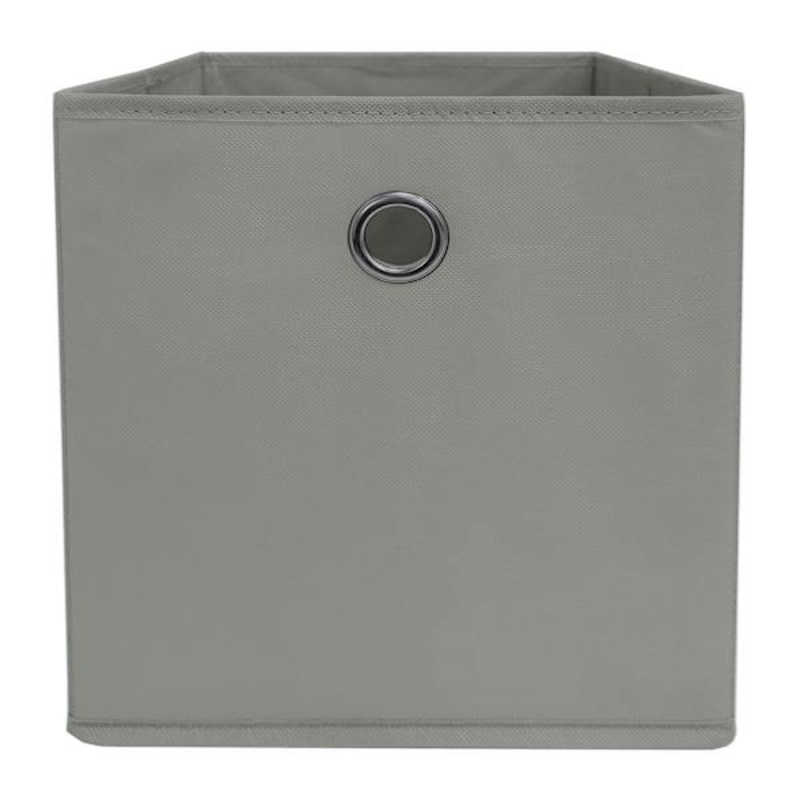 3-Pack Storage Bin, Grey