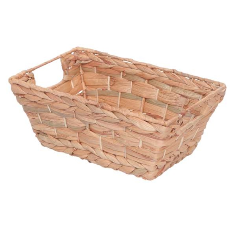 Braided Tapered Water Hyacinth Storage Basket