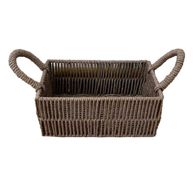 Brown Paper Storage Basket, Medium
