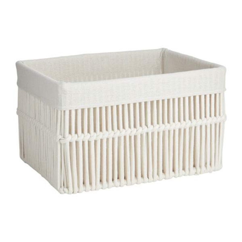 Crosby St. Poly Rope Rectangle Storage Basket, Large