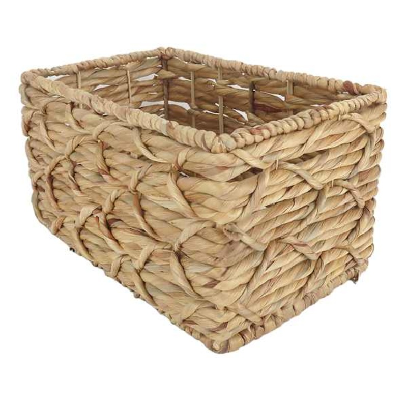 Kai Tall X Weave Rectangle Storage Basket, Small