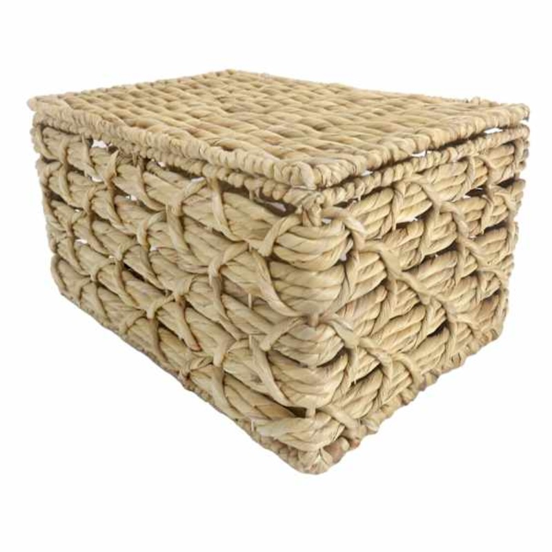 Kai Triple X Twist Lidded Storage Basket, Large