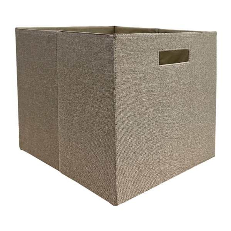Beige Modular Storage Cube, 13″