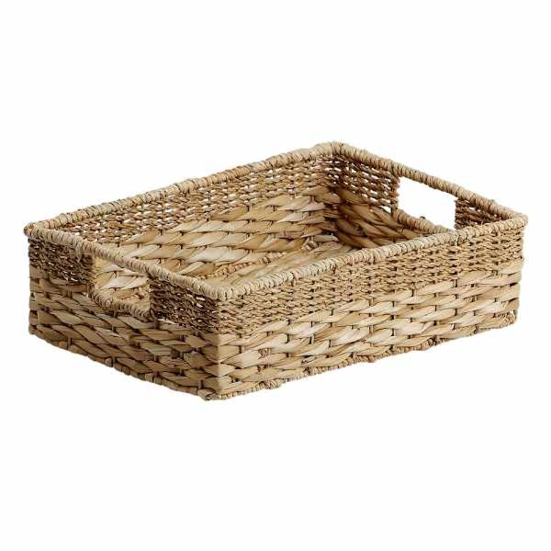 Joan Water Hyacinth Under Bed Storage Basket, Medium