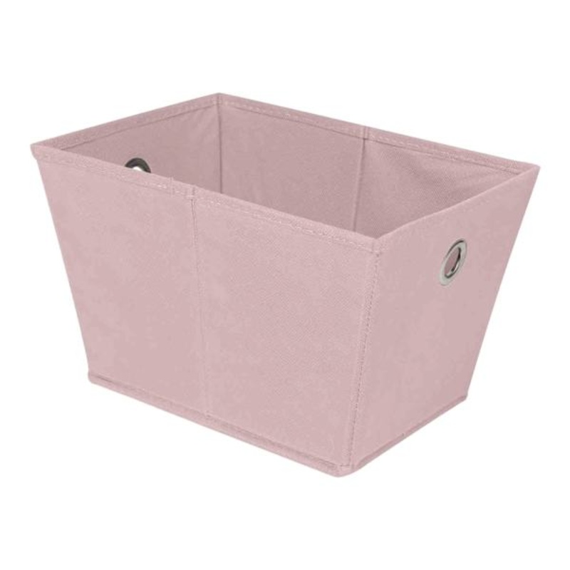 Pink Collapsible Tapered Storage Cube, Small