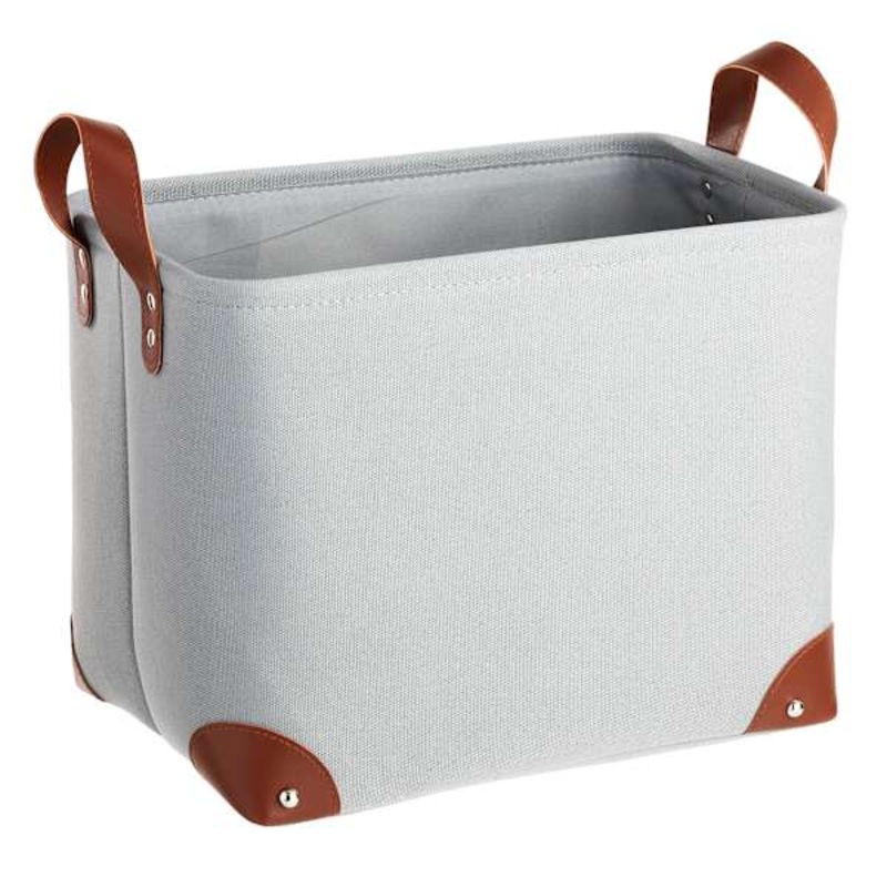 Rectangle Fabric Storage Basket, Medium