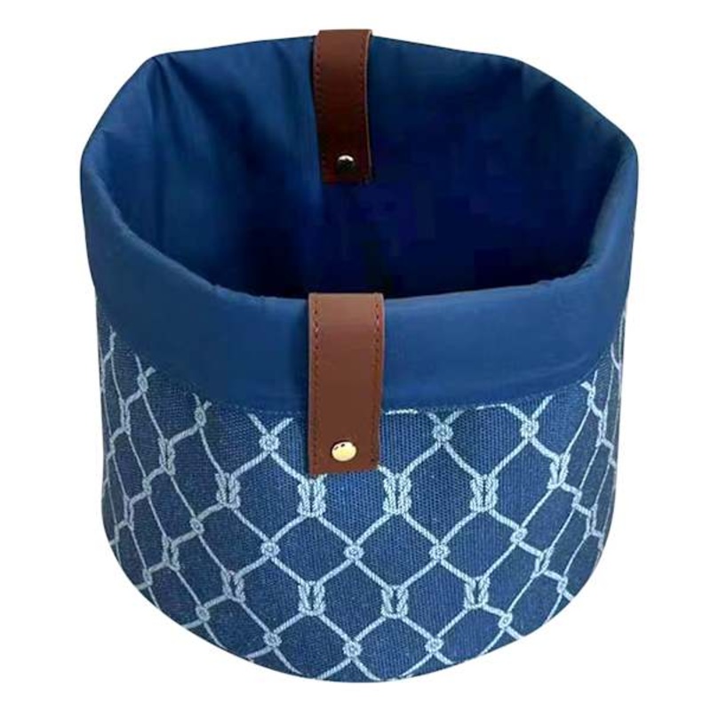 Rope Print Fabric Storage Bin, Small