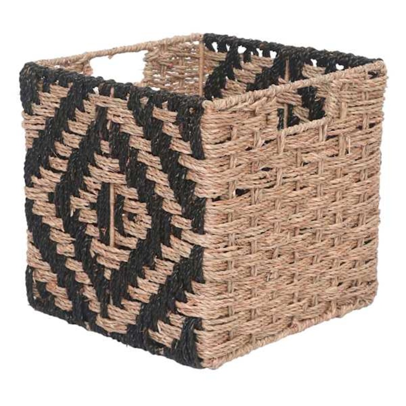 Seagrass & Natural Modular Storage Cube, 10.5″