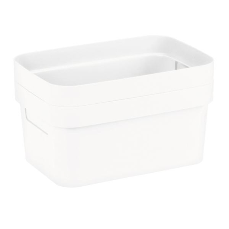 2-Pack White Storage Container, 3.5l