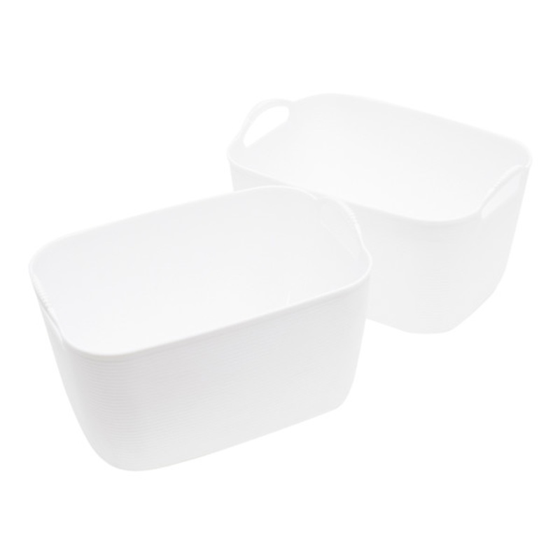 3-Piece Storage Basket Lines, Medium