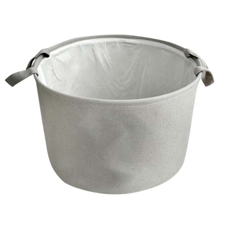 Tiny Dreamers Eva Grey Fabric Storage Baskets, Small